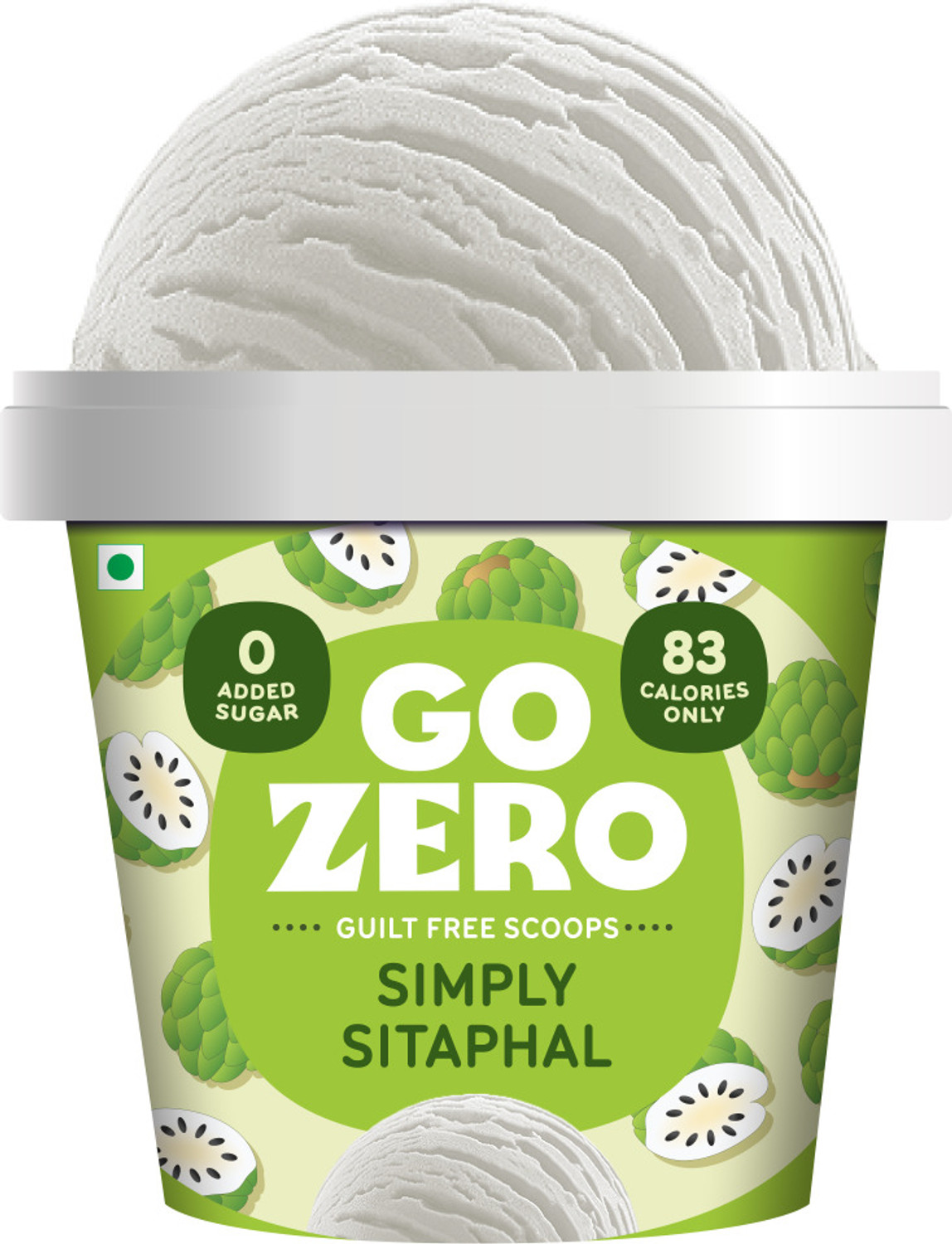 Image of Go Zero Sitaphal Simply Sitaphal Guilt Free Icecream Cup