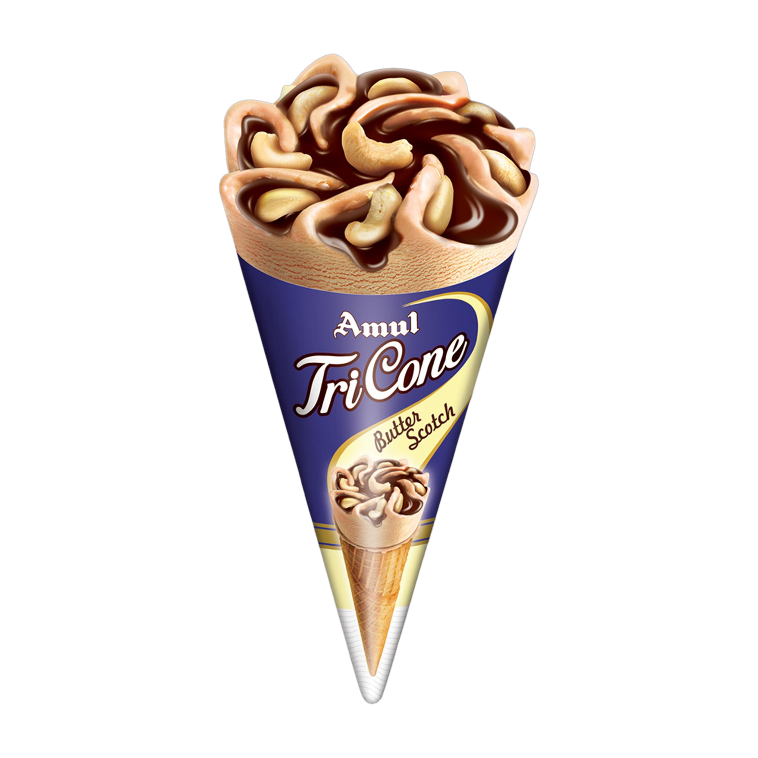 Amul Butterscotch Tricone