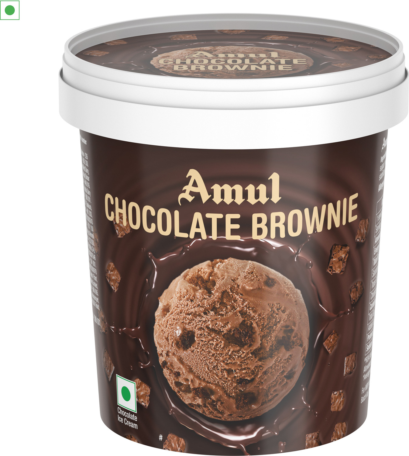 Image of Amul Chocolate Ice Cream Brownie