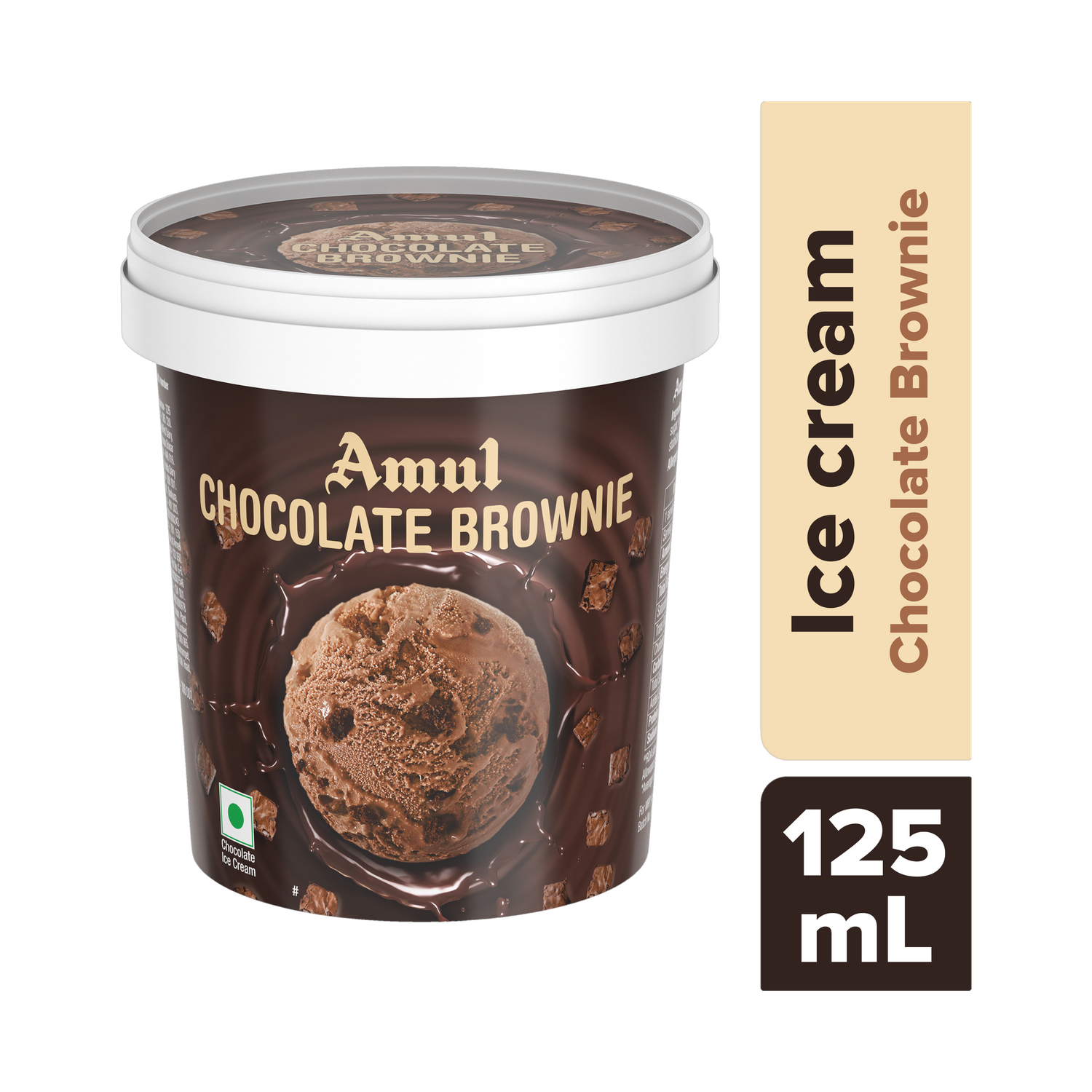 Amul Chocolate Ice Cream Brownie