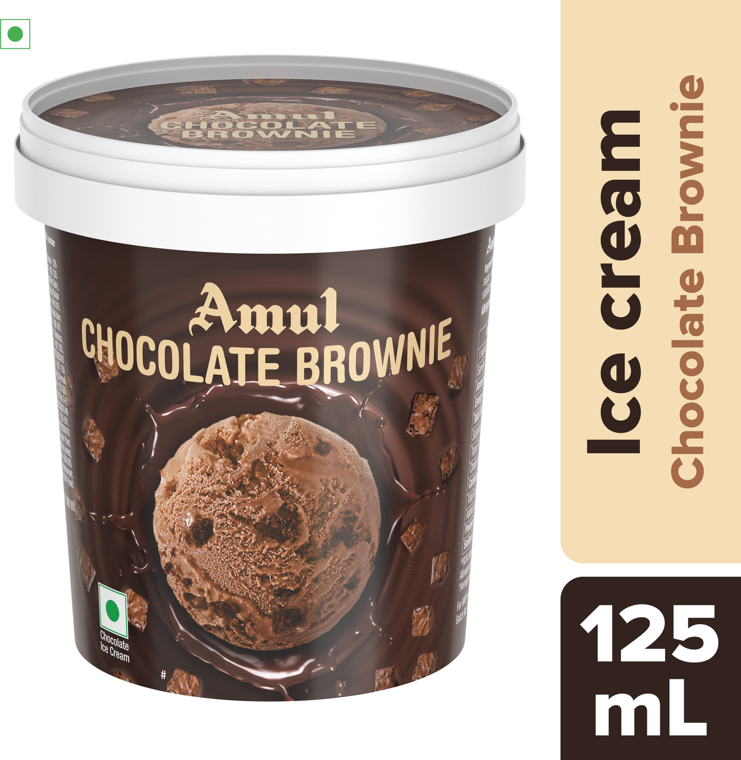 Image of Amul Chocolate Ice Cream Brownie