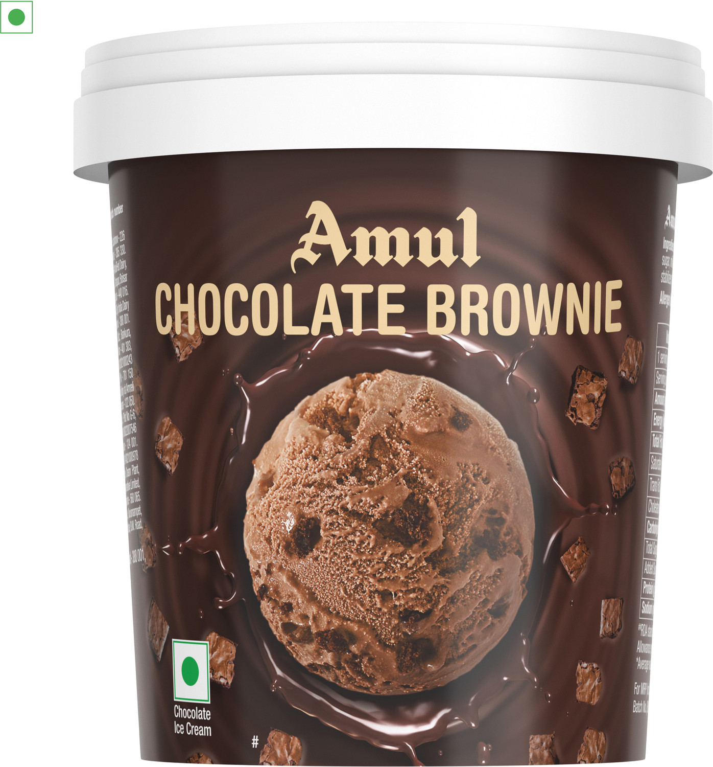 Image of Amul Chocolate Ice Cream Brownie
