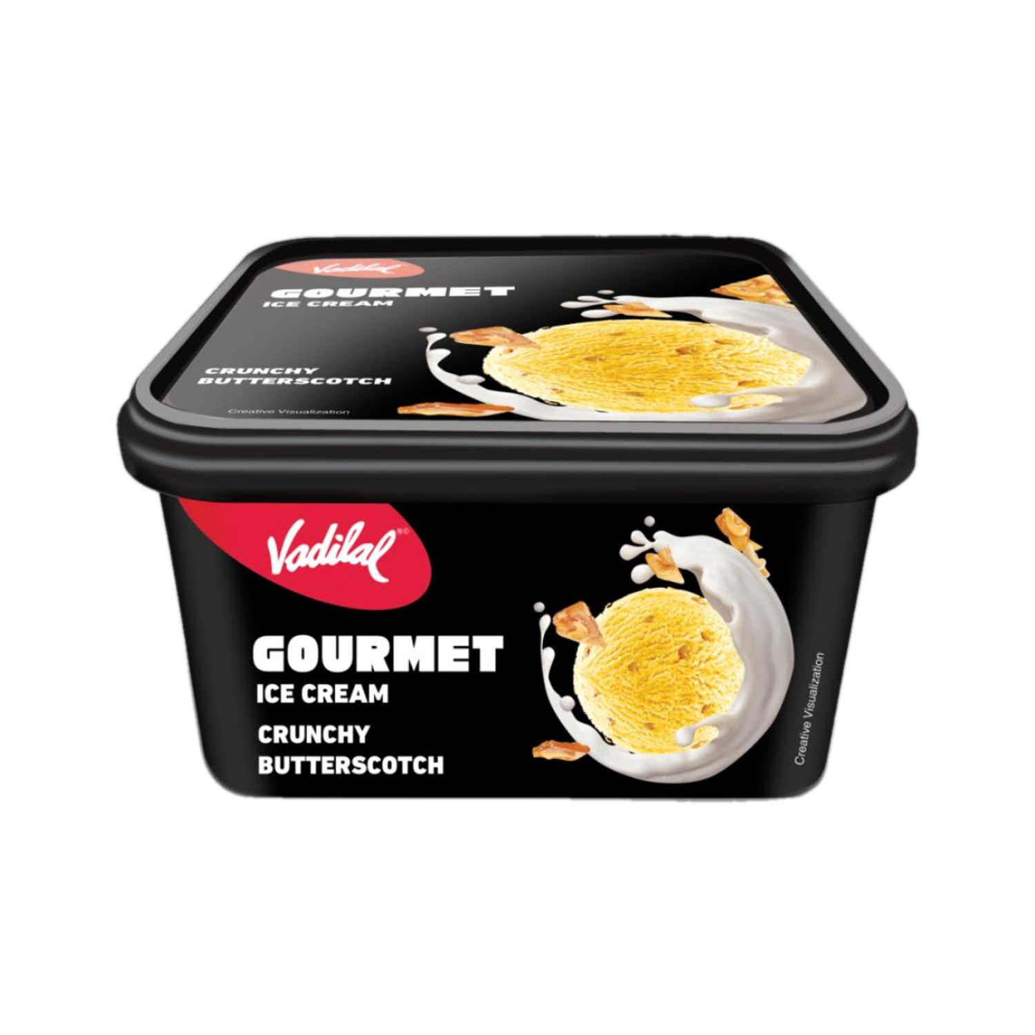 Image of Vadilal Butterscotch Crunchy Gourmet Ice Cream Tub