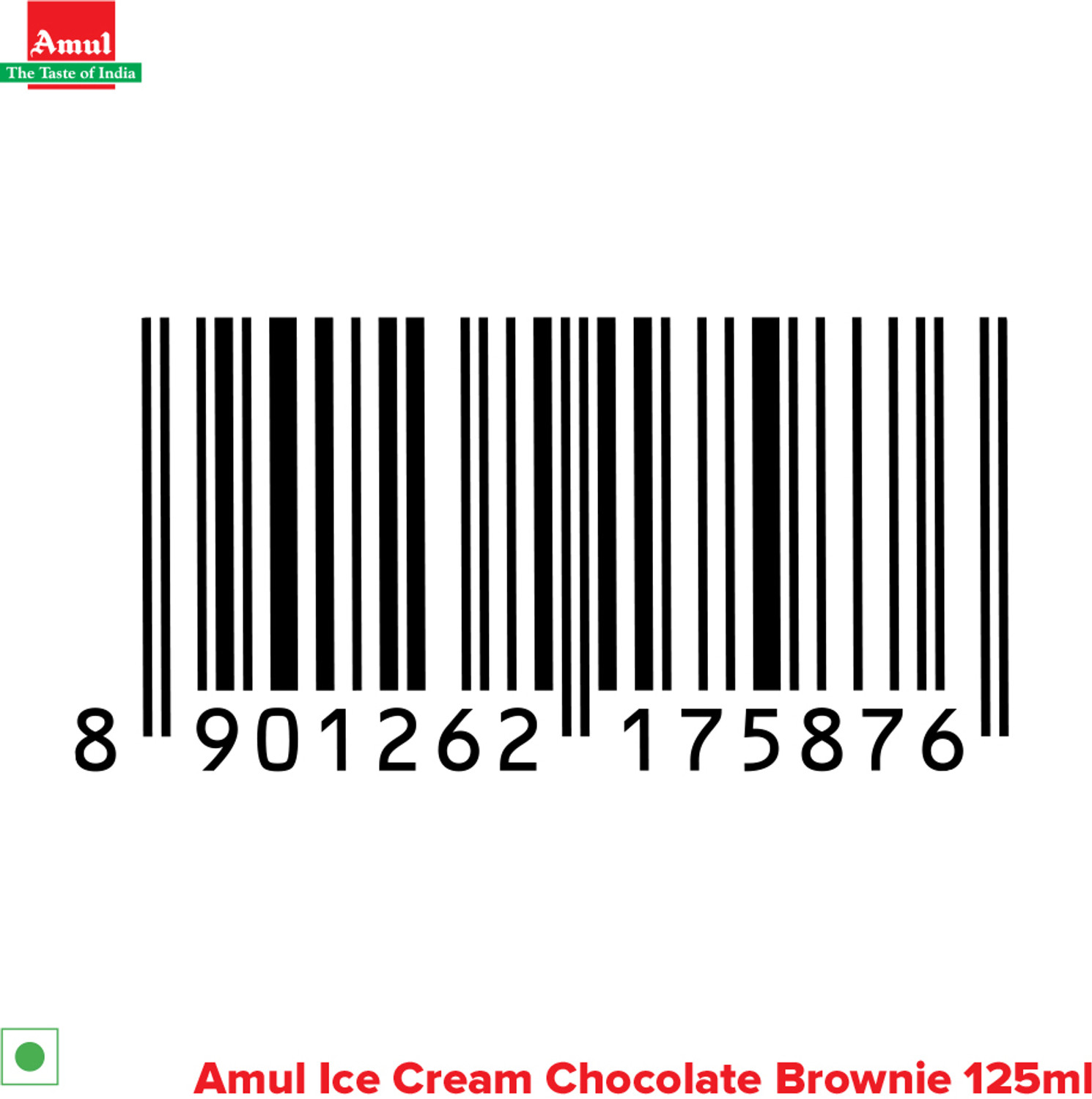 Image of Amul Chocolate Ice Cream Brownie