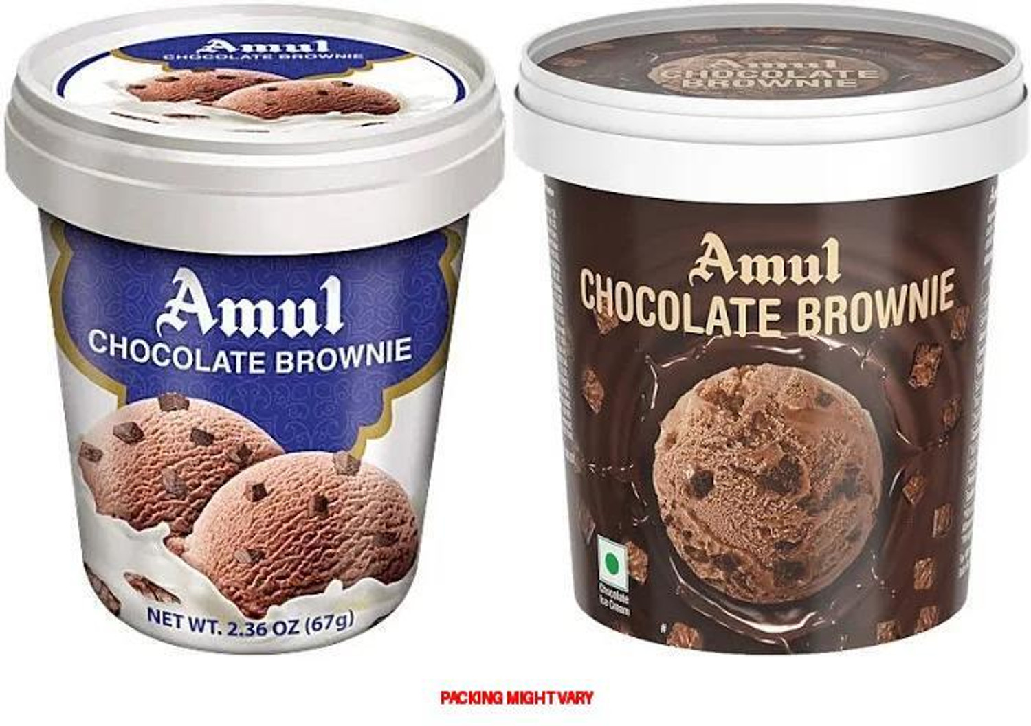 Image of Amul Chocolate Ice Cream Brownie