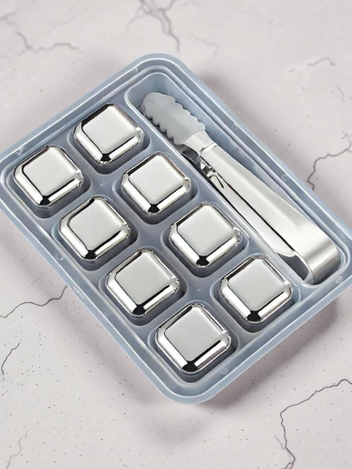 Image of HGC Multicolor Steel Ice Cube Tray