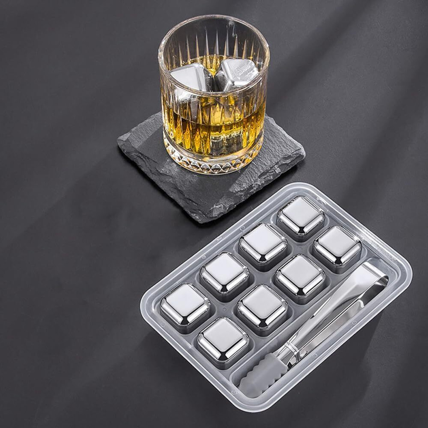 Image of HGC Multicolor Steel Ice Cube Tray