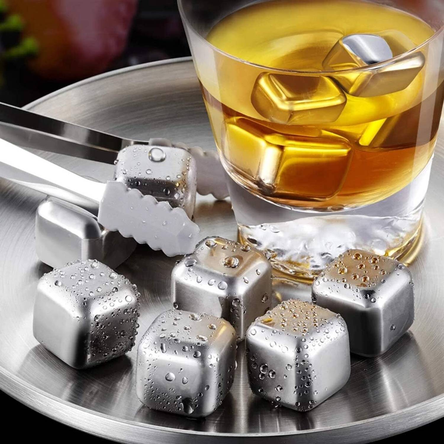 Zwerlin Stainless Steel Reusable Ice Cubes Pack of 4 - Image 5
