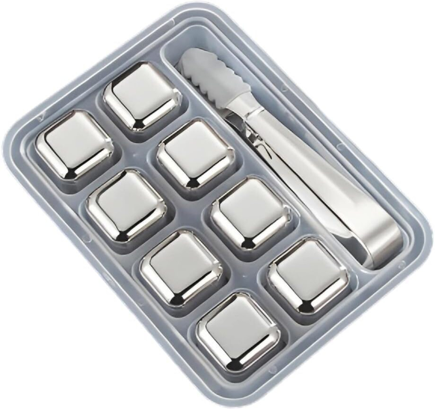 Image of HGC Multicolor Steel Ice Cube Tray