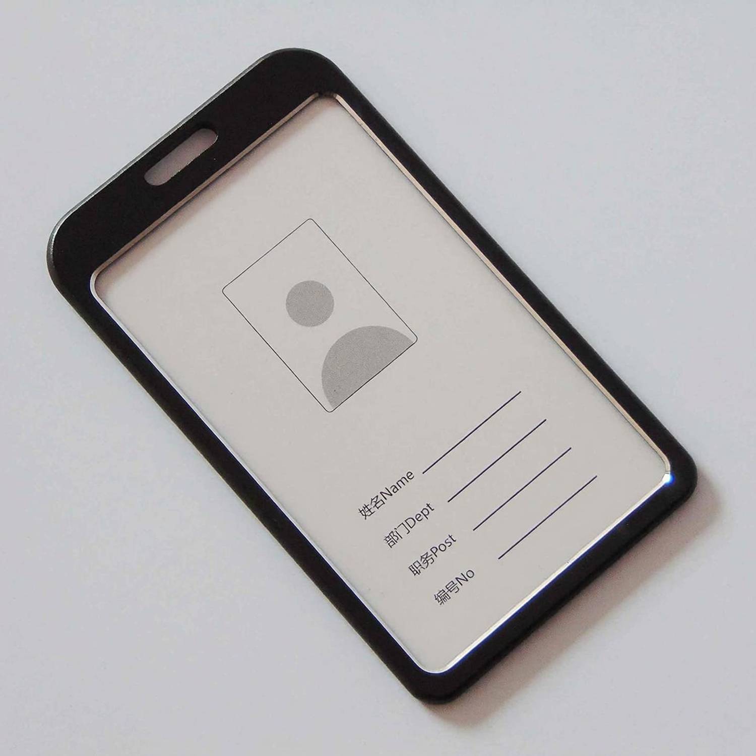 AbhaPrint Aluminum ID Badge Holder