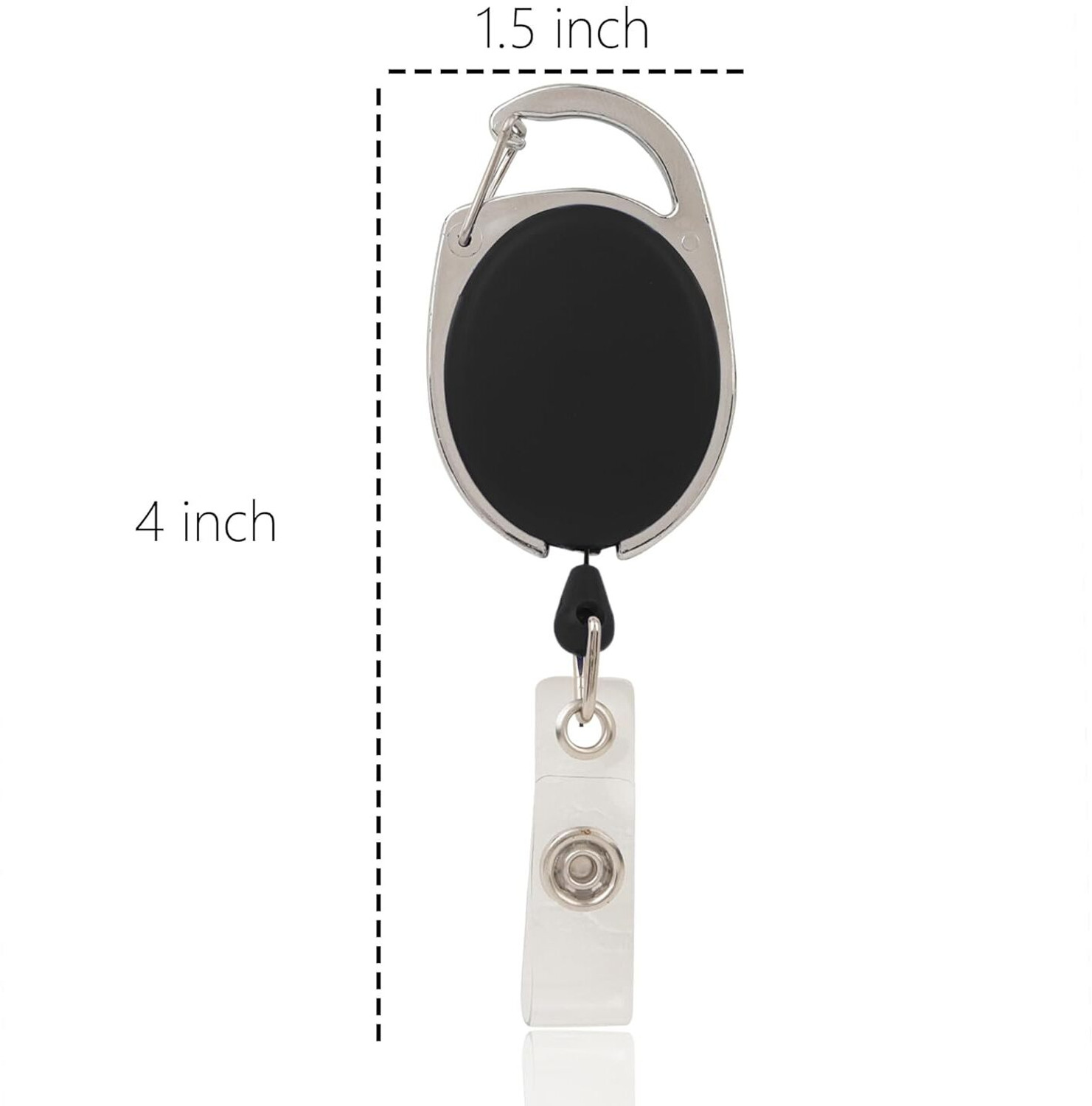 Image of unbrako Plastic ID Badge Holder, ID Badge Reel