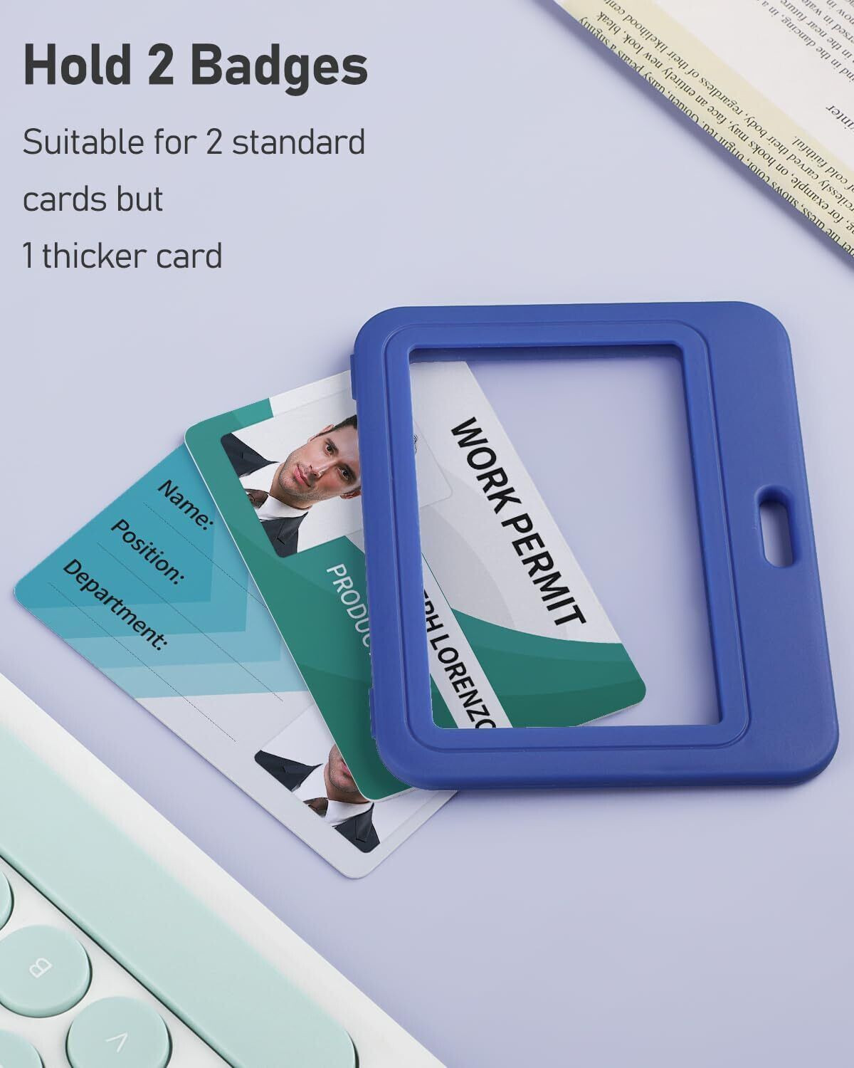 Image of KKSW Plastic ID Badge Holder