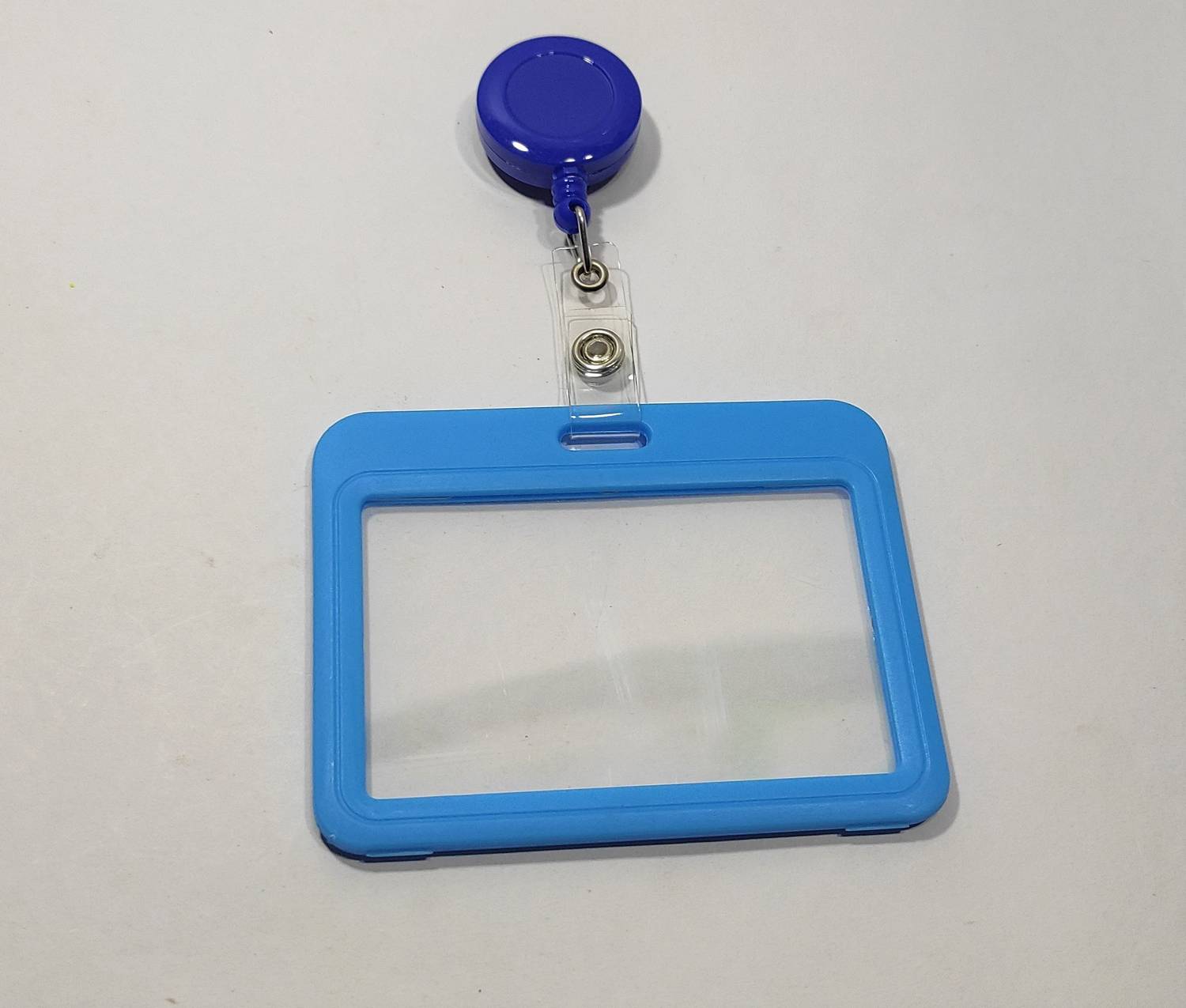 AbhaPrint Plastic ID Badge Holder, ID Badge Reel