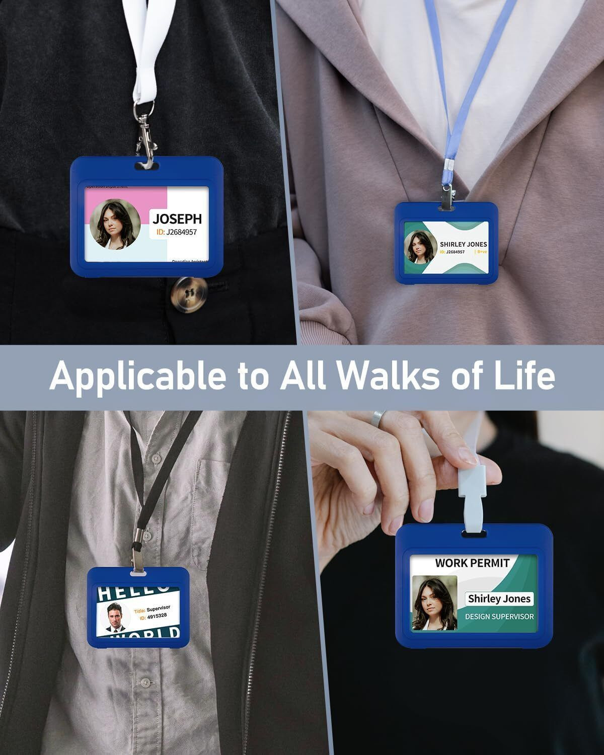 Image of KKSW Plastic ID Badge Holder