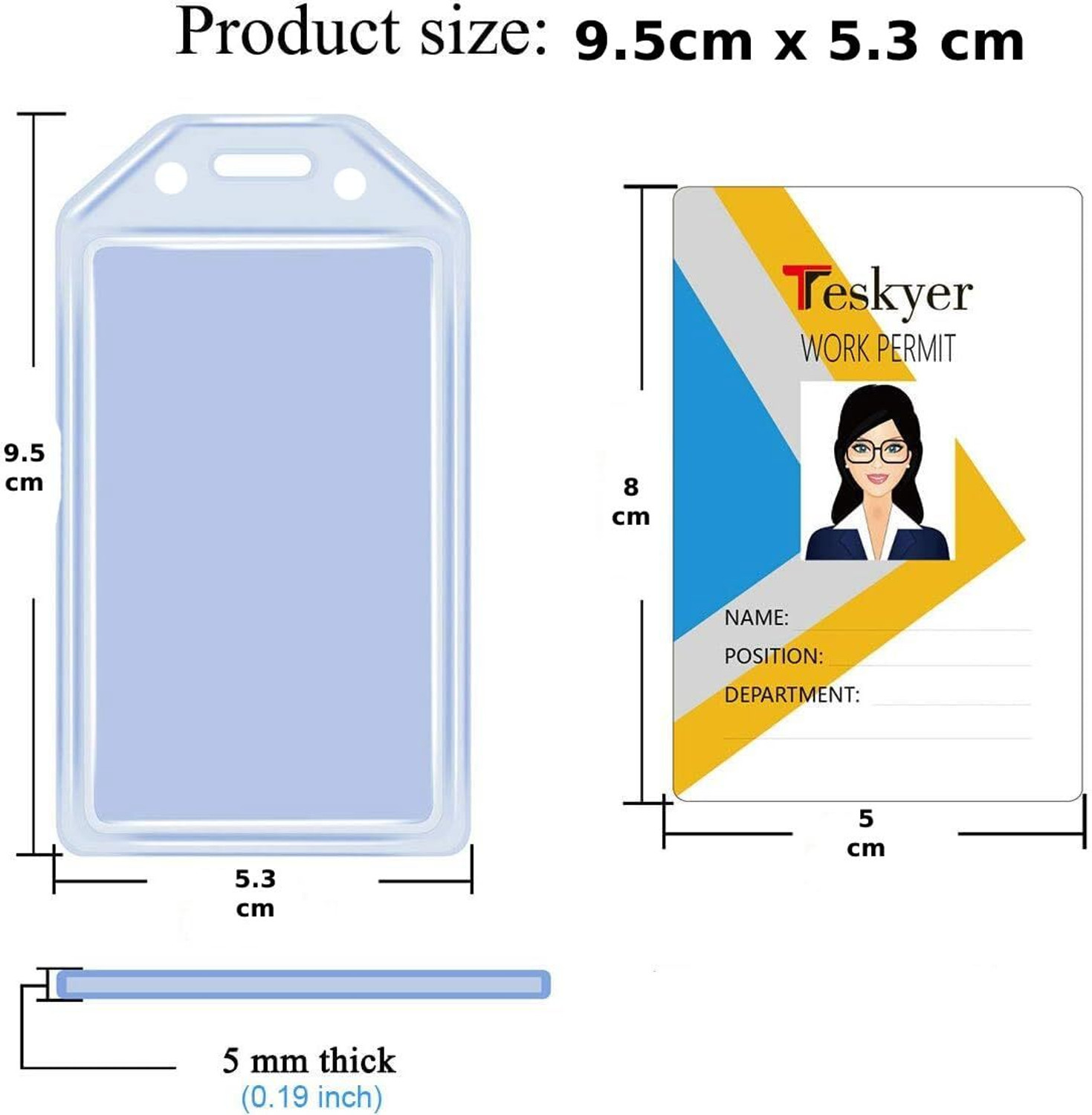 Image of NSSP Plastic ID Badge Holder