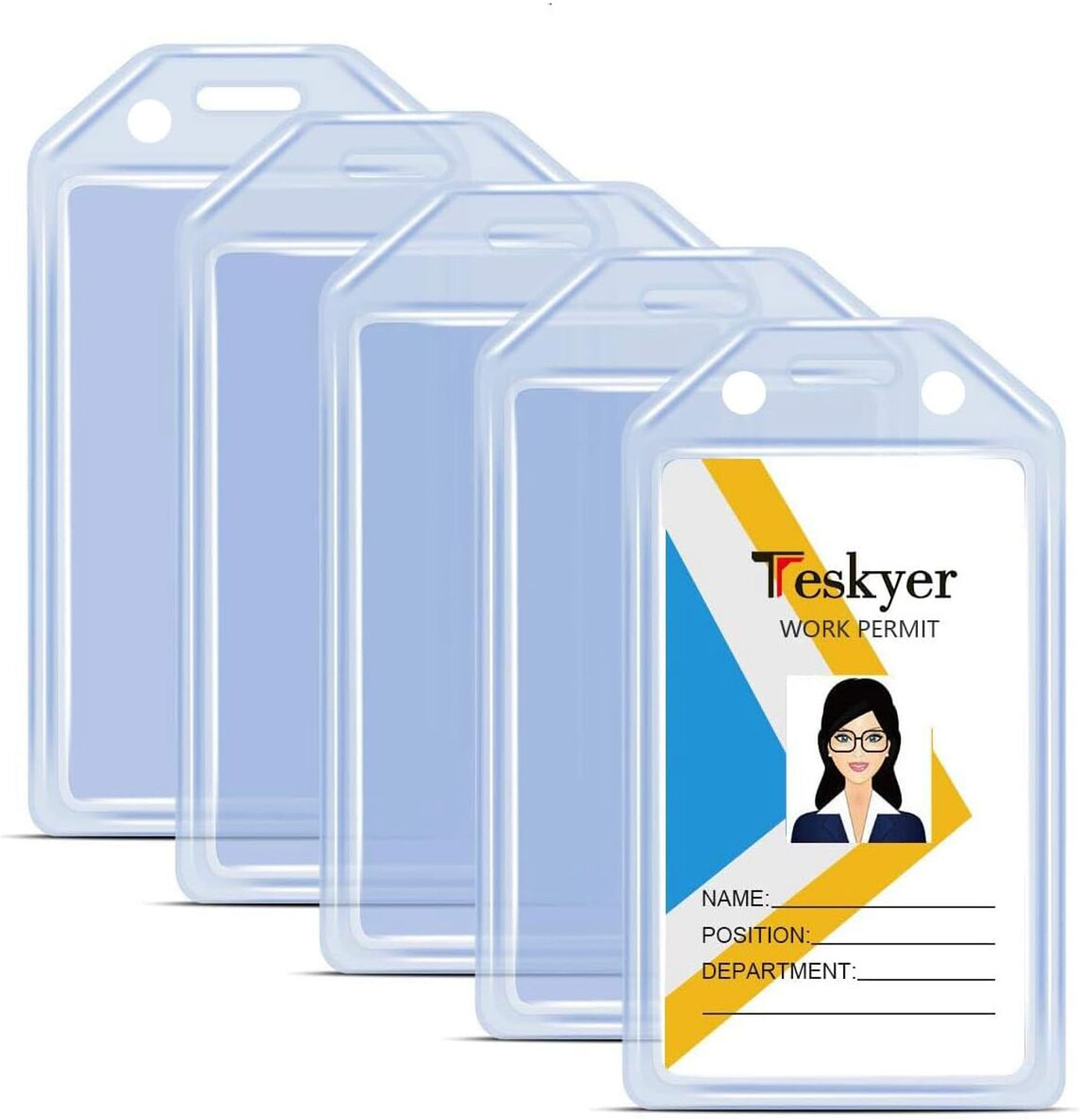 Image of NSSP Plastic ID Badge Holder