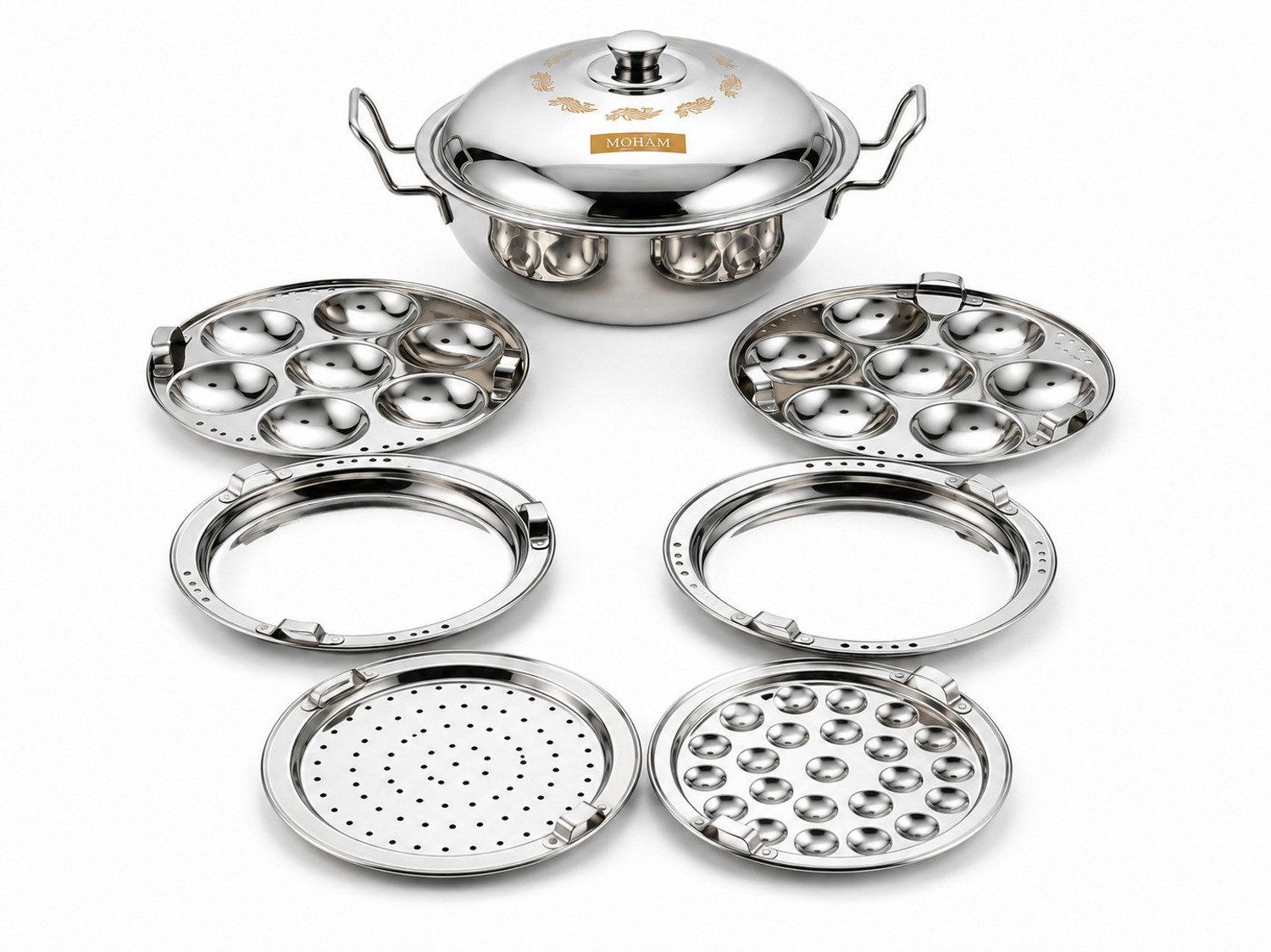 Image of Moham IDLI AND DHOKLA MAKER Induction & Standard Idli Maker