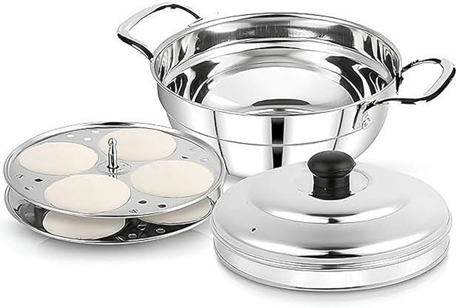 BuddyBox Idli Maker Steel Induction & Standard Idli Maker