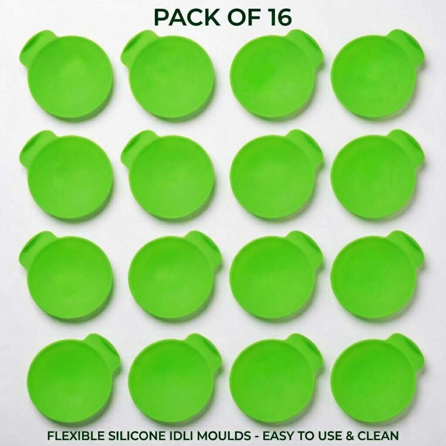 Image of MANANI Reusable Silicone Idli Steamer Moulds Standard Idli Maker