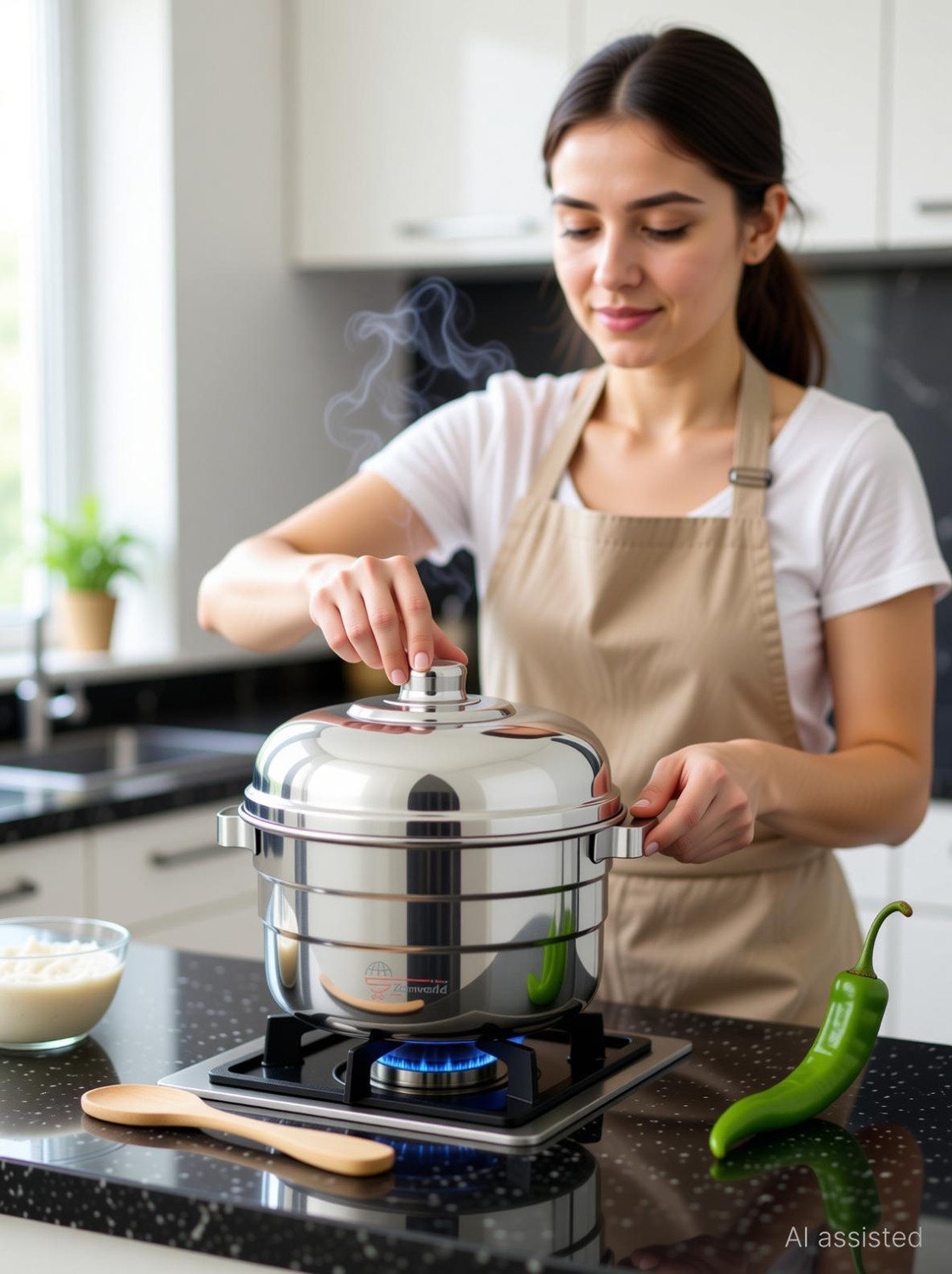 Image of ZION WORLD Aluminium 15 Idli Maker | Idli Cooker | High Quality Idli pot | Standard Idli Maker
