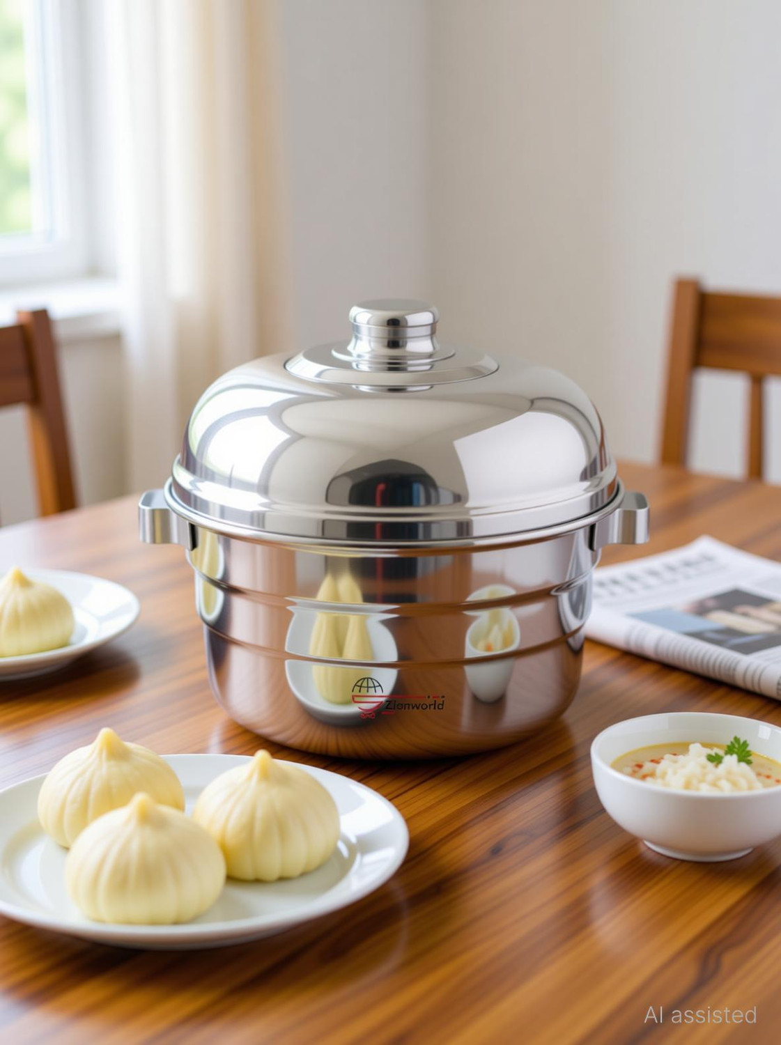 Image of ZION WORLD Aluminium 15 Idli Maker | Idli Cooker | High Quality Idli pot | Standard Idli Maker