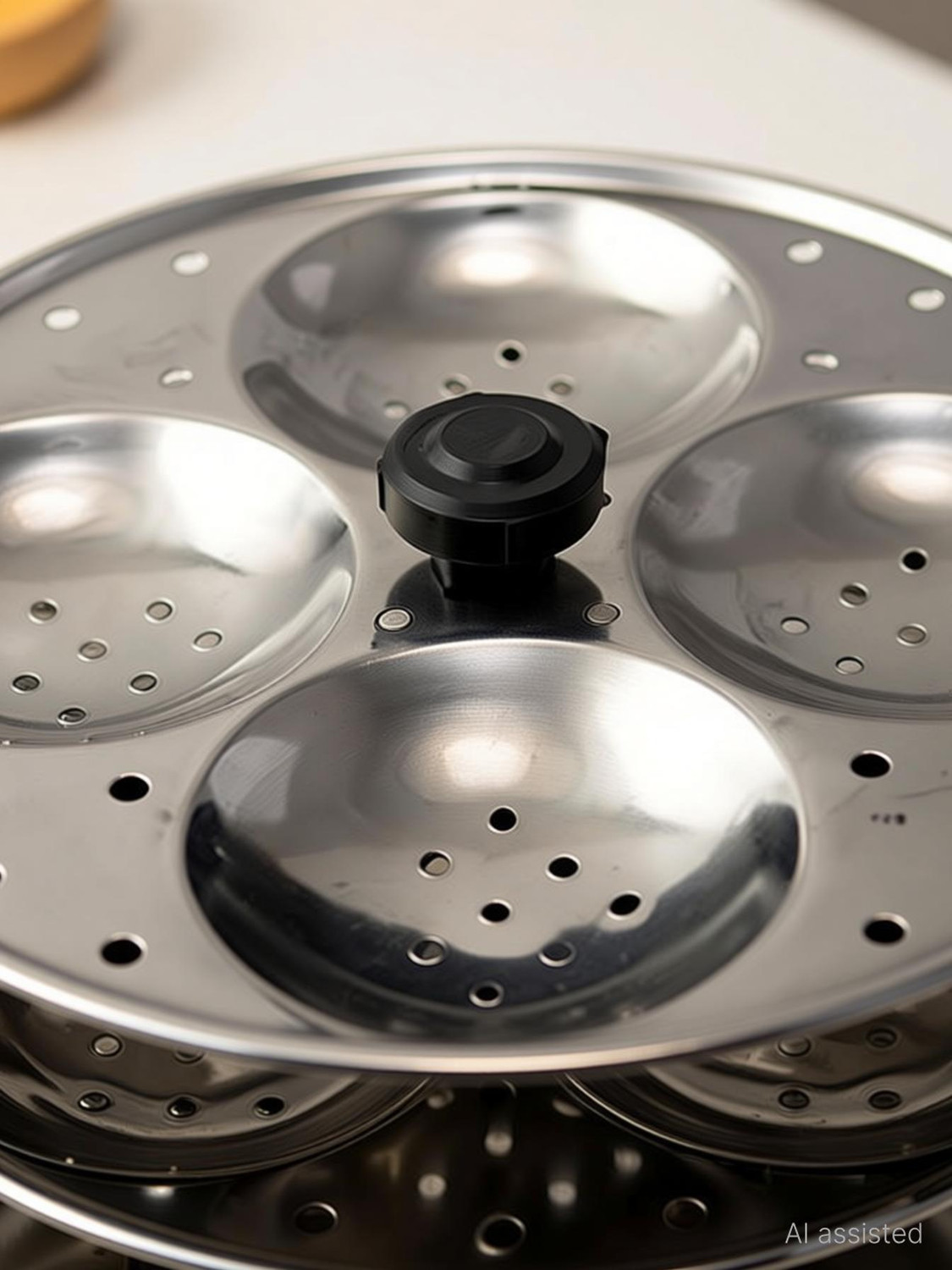 Image of Shree Shyam IDLI STAND Induction & Standard Idli Maker (4 Plates, 16 Idlis )