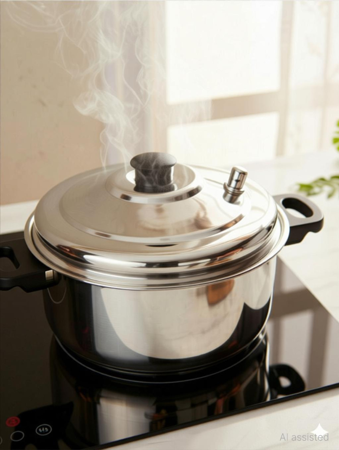 Image of Rk Durable 4-Plate Idli Steamer Pot | Multi-Use Vessel Induction & Standard Idli Maker