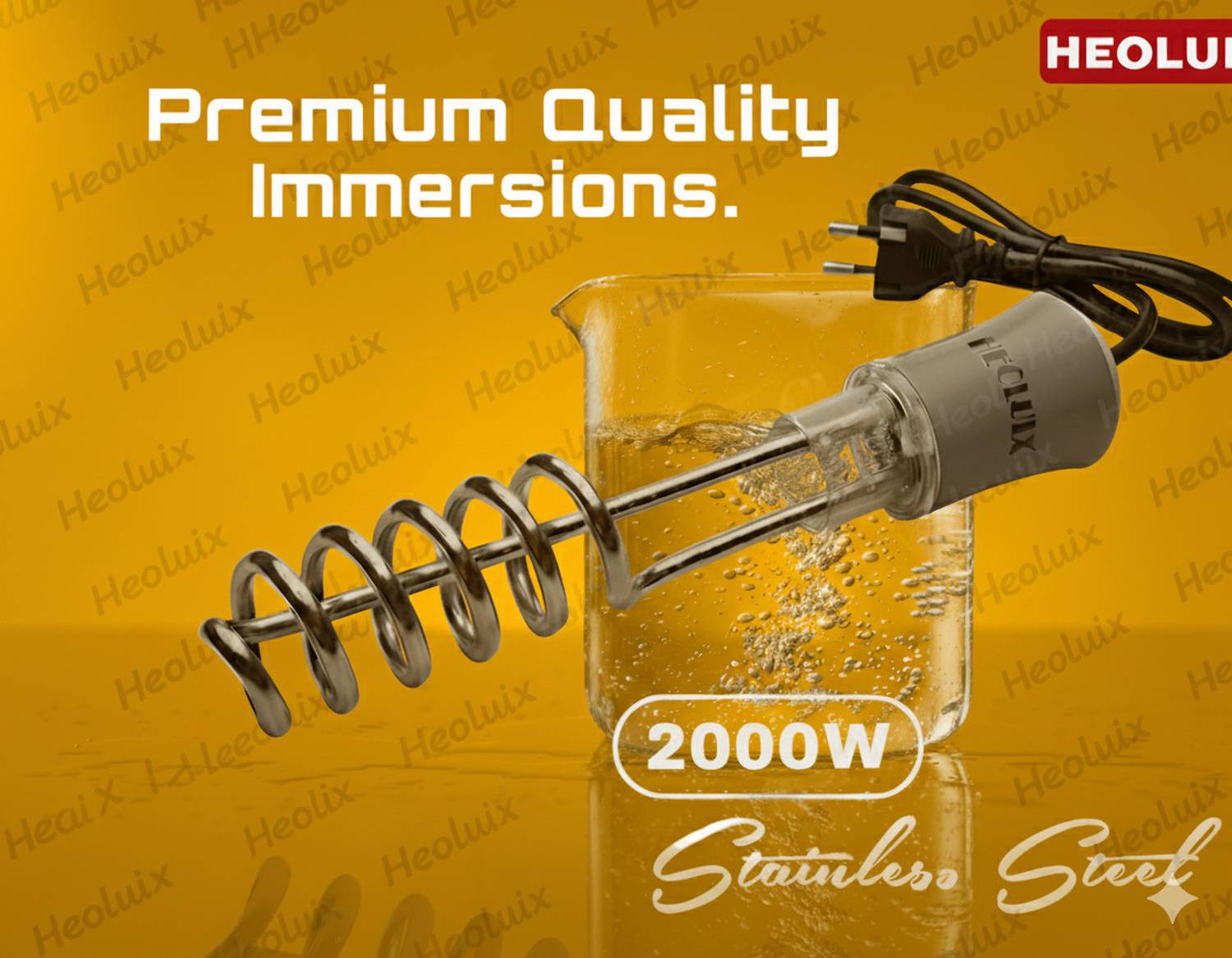 heoluix 2000 watt Water heater Immersion rod Premium Quality 2000
