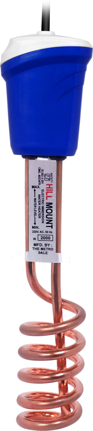 Image of HILL MOUNT ISI Mark Shock-Proof & Water-Proof HME03 Copper 2000 W Shock Proof Immersion Heater Rod