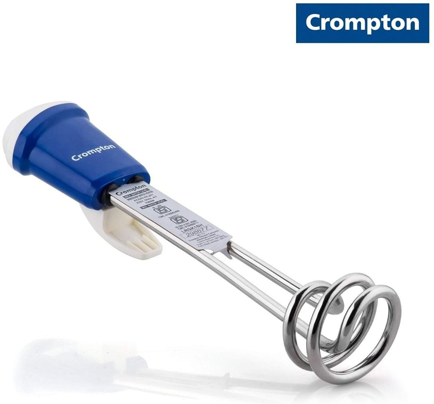 Image of Crompton 1500w IMMERSION ROD 1500 W Shock Proof Immersion Heater Rod