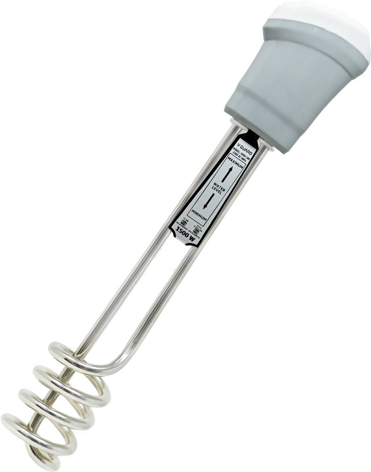 V-Guard EIMH 150 Immersion Water Heater with Fast Heating & Shock Protection 1500 W Immersion Heater Rod
