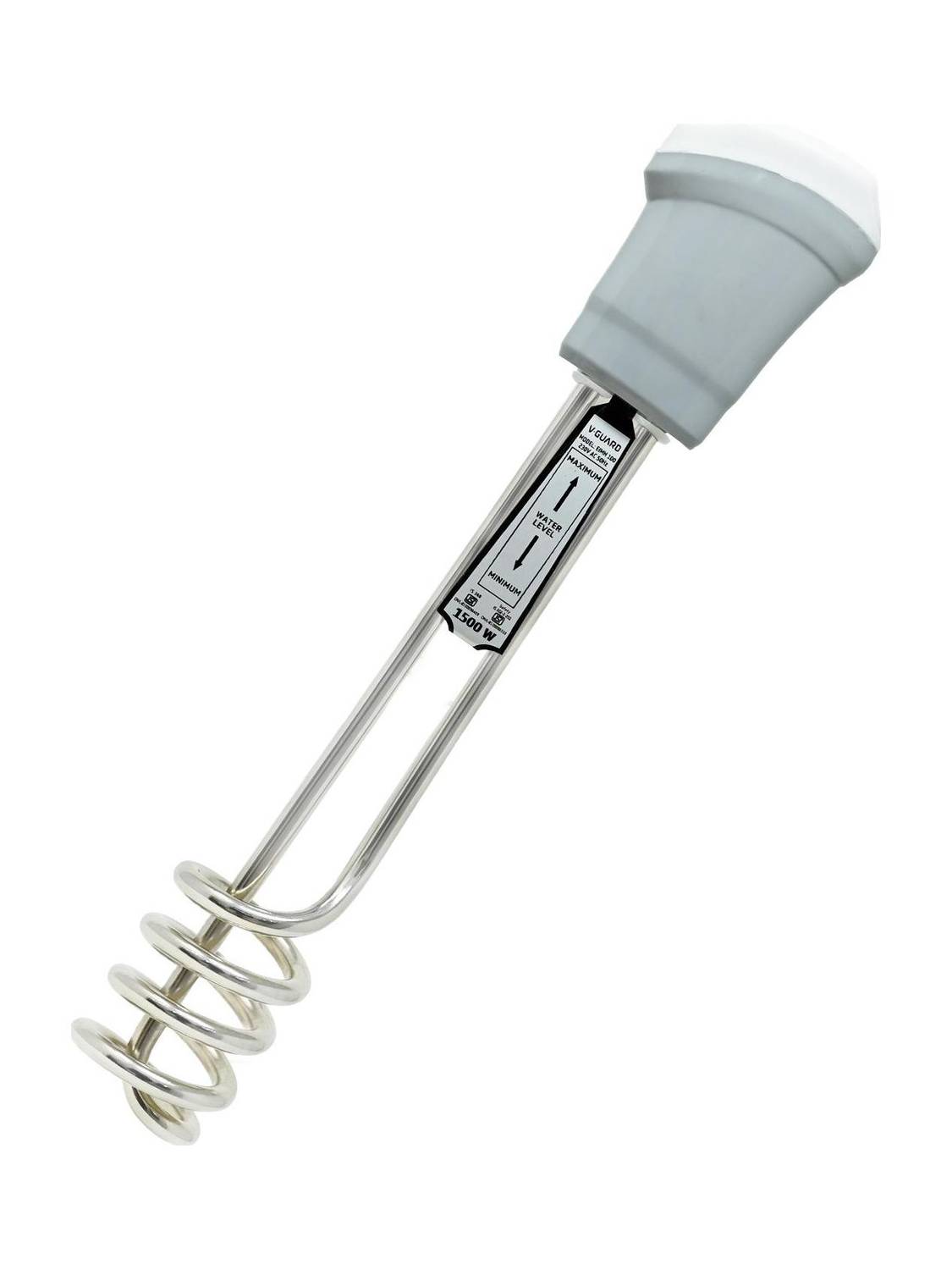 V-Guard EIMH 150 Immersion Water Heater with Fast Heating & Shock Protection 1500 W Immersion Heater Rod