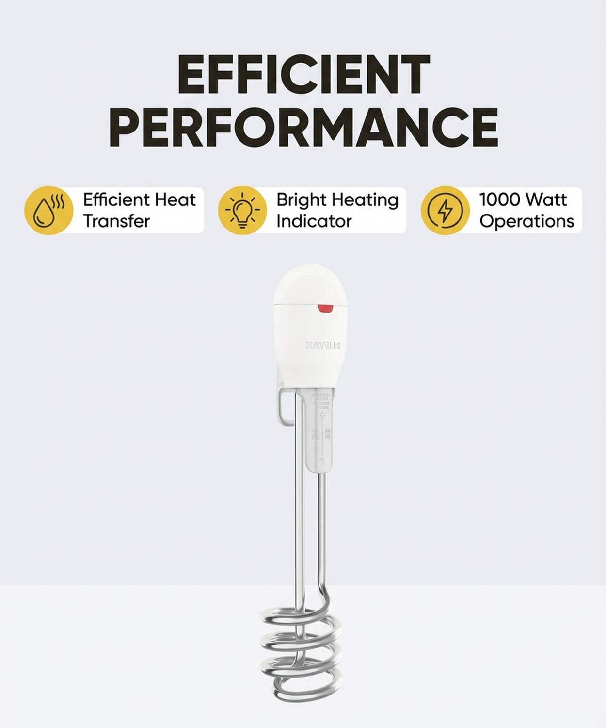 HAVELLS ZETA 1500W Immersion Heater Rod - Image 4