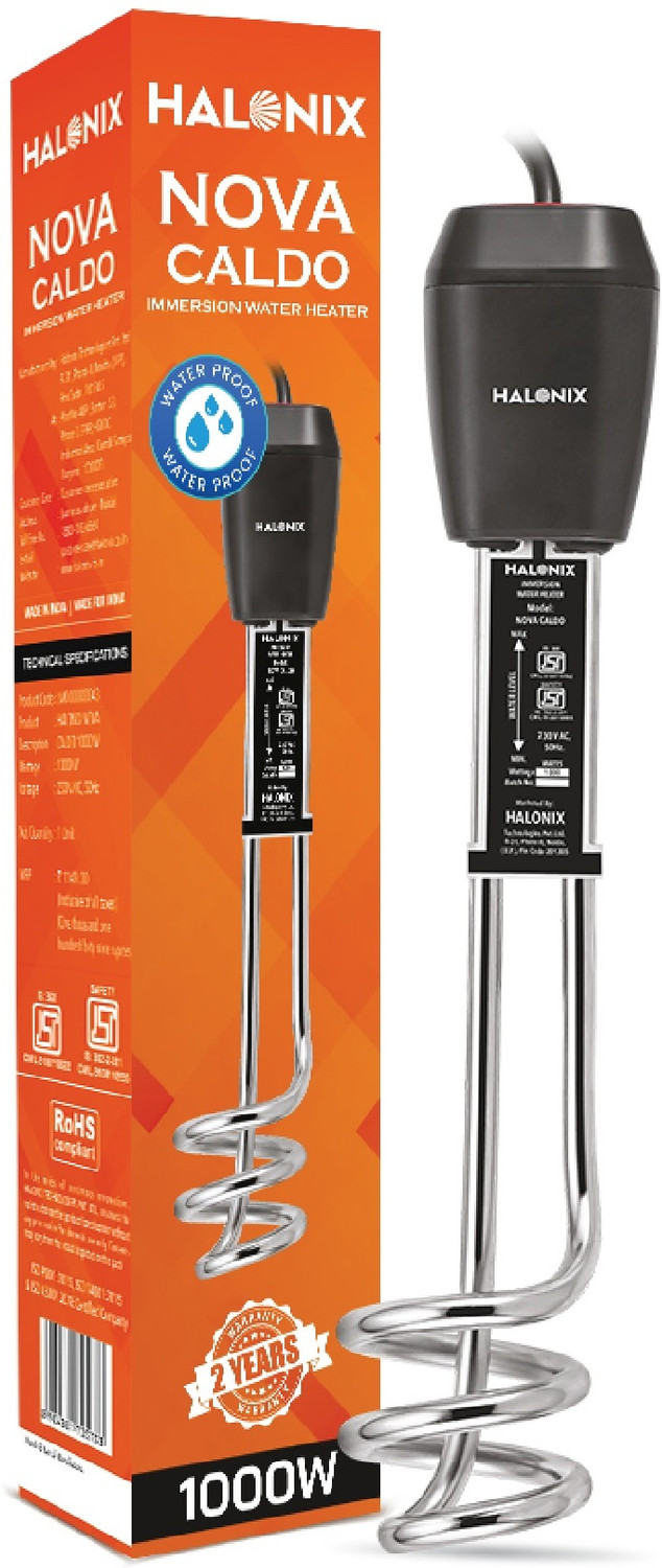 Image of HALONIX Nova CALDO 1000W Water Proof 1000 W Shock Proof Immersion Heater Rod