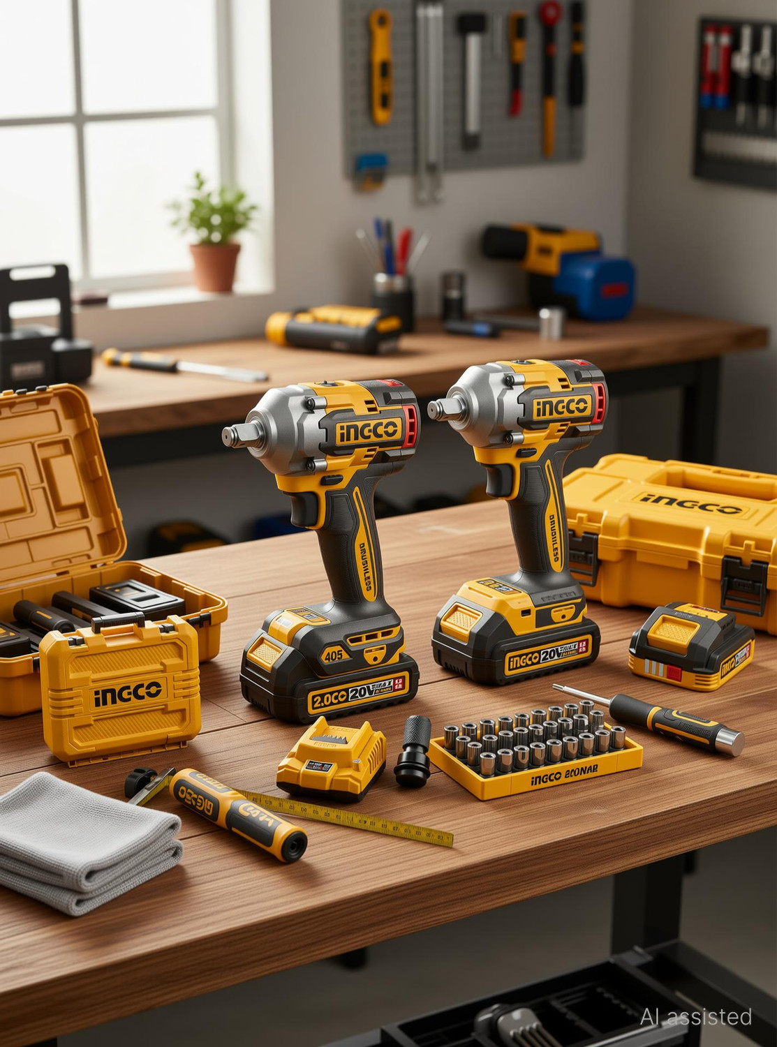Image of INGCO Power & Hand Tool Kit