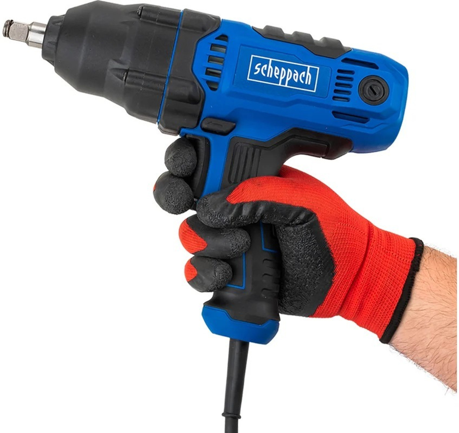 Image of scheppach Scheppach Corded Electric Impact Wrench 710W - Heavy Duty Impact Gun Corded Impact Wrench