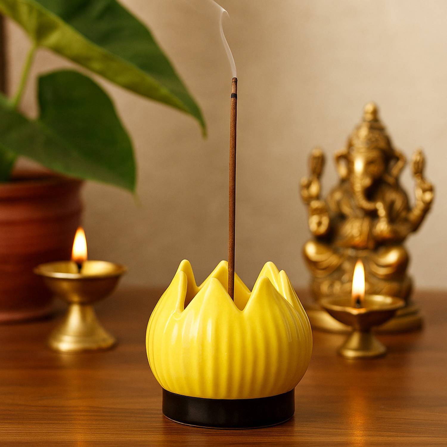 Atchayam Traders Ceramic Agarbatti stand, Incense holder, Agarbatti stand Ceramic Incense Holder