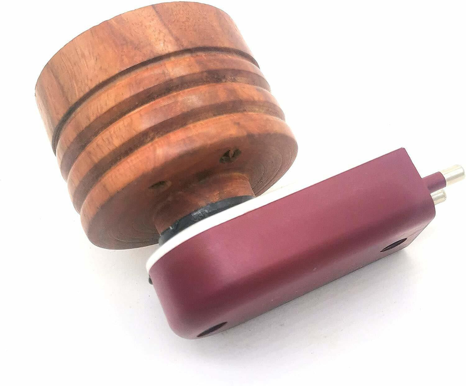 Image of IVAR Electric Wooden Kapoor Dani Stand /Incense Burner with Direct Plug in Wooden Incense Holder
