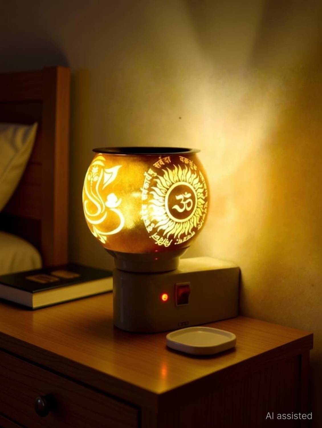 Bilbari Kapoor dani Electrical Glass & Essential Oil Diffuser Glass, Plastic Incense Holder