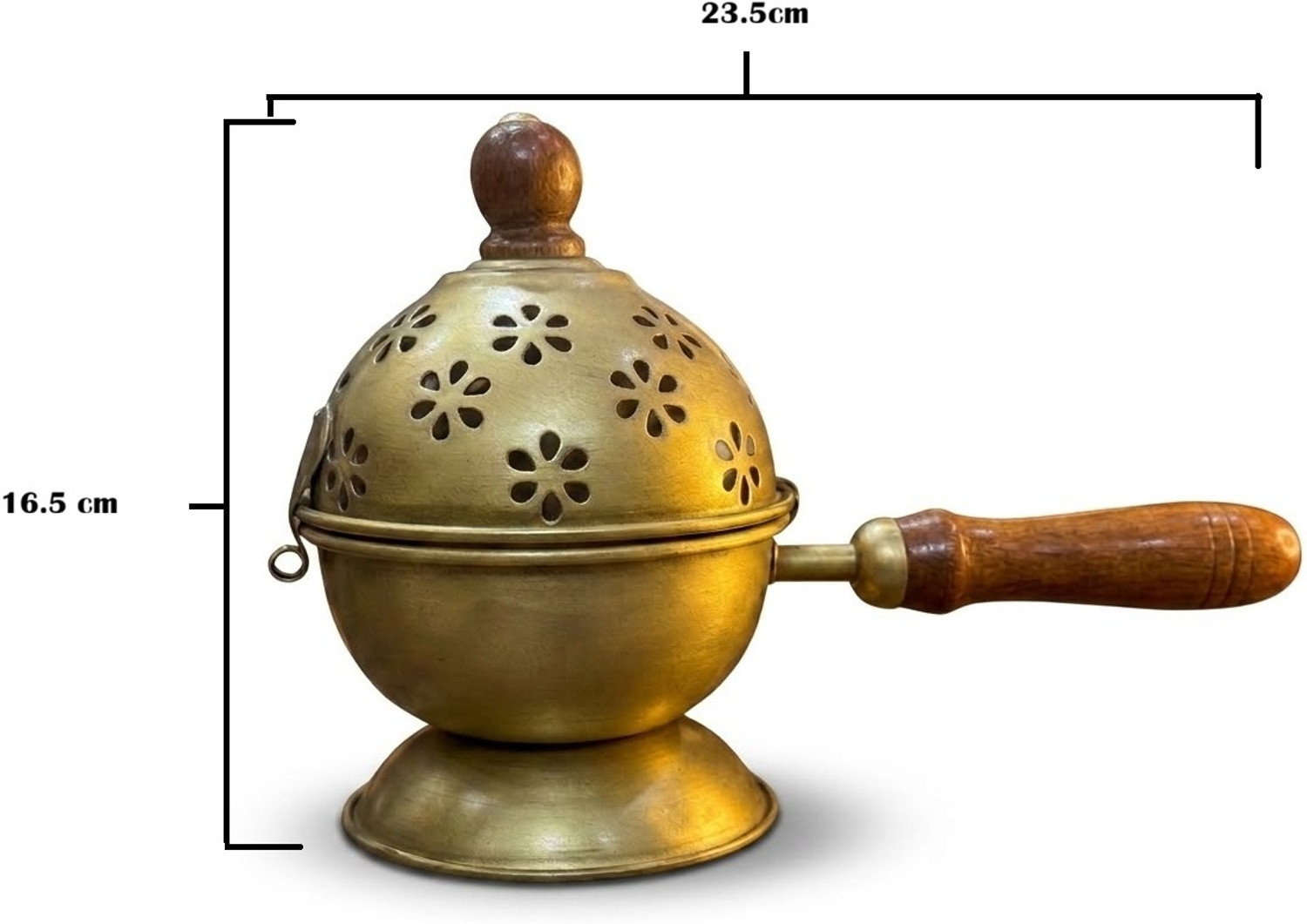 Image of ModNok gold minar 1 Stainless Steel Incense Holder