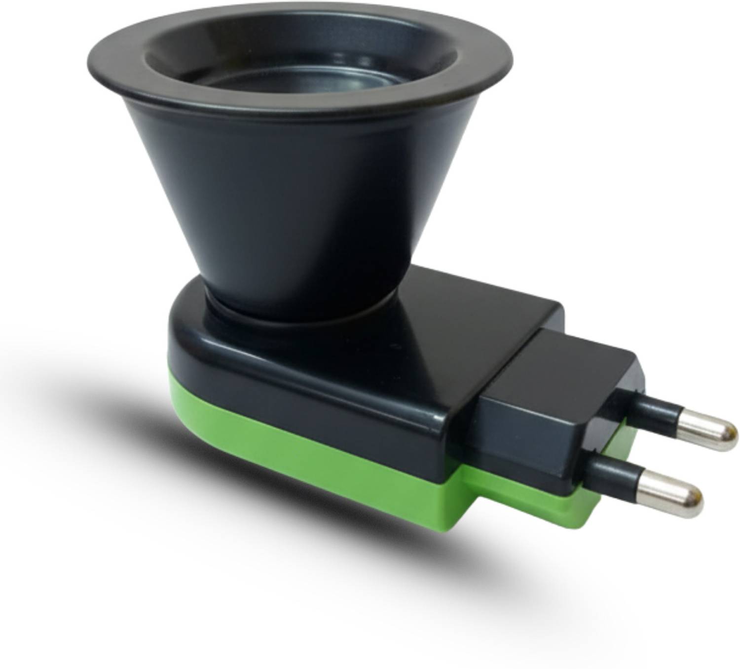 BLOSMOS Steel 2 in 1 Camphor Electric Diffuser for Home & Office | Electric Kapoor Dani Steel, Plastic Incense Holder