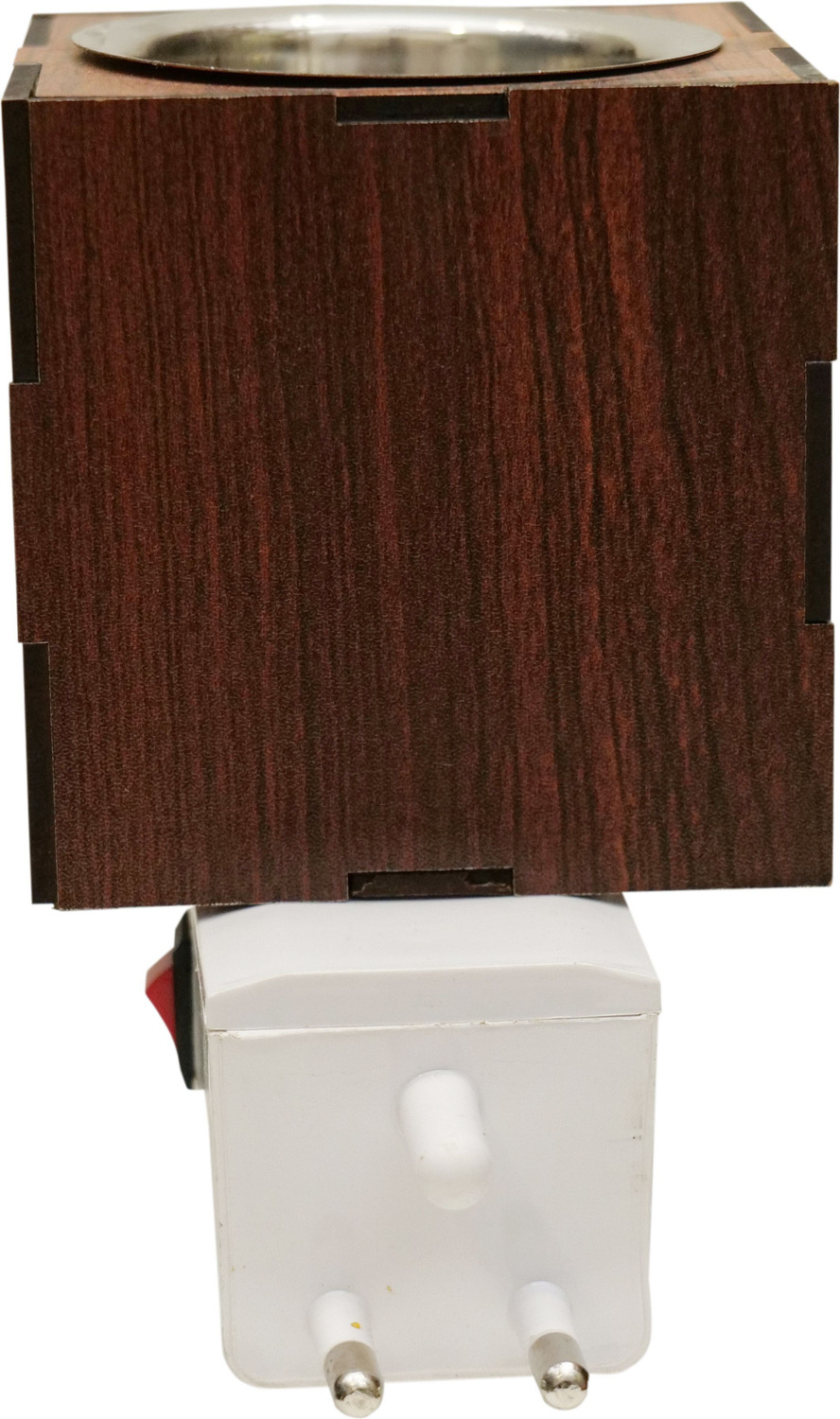 Image of BLAKTEC Wooden Aroma Kapoor Dani | Incense Holder for Peaceful Ambience - OM DESIGN Wooden, Plastic Incense Holder