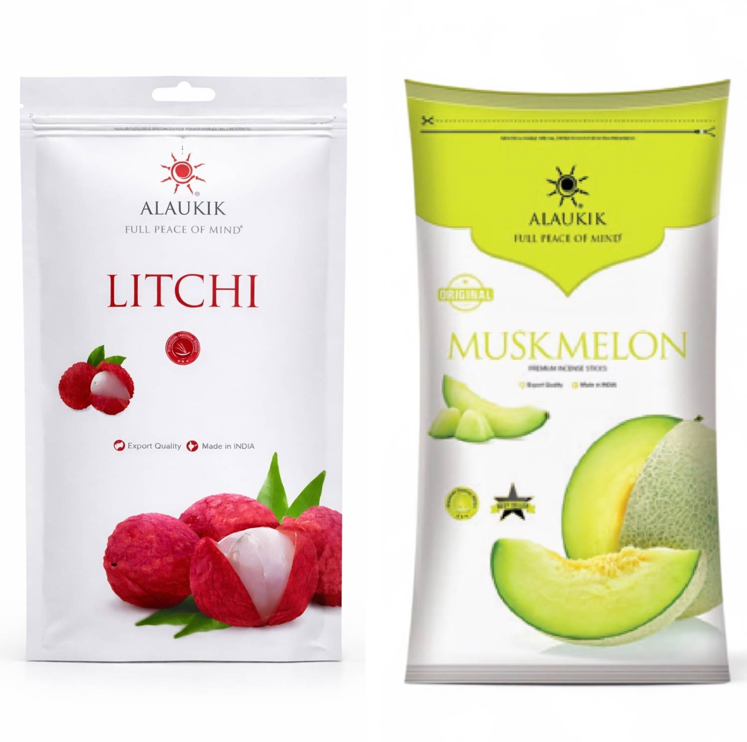 ALAUKIK Litchi & Muskmelon Fruity