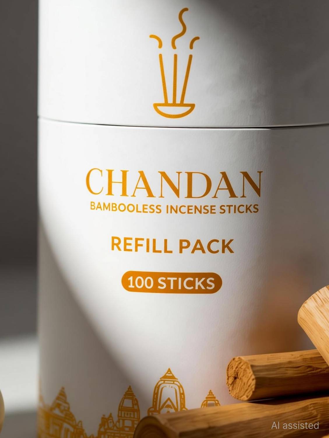 Sadhna.co Agarbatti Bambooless Low Smoke Sandalwood Incense - Image 3