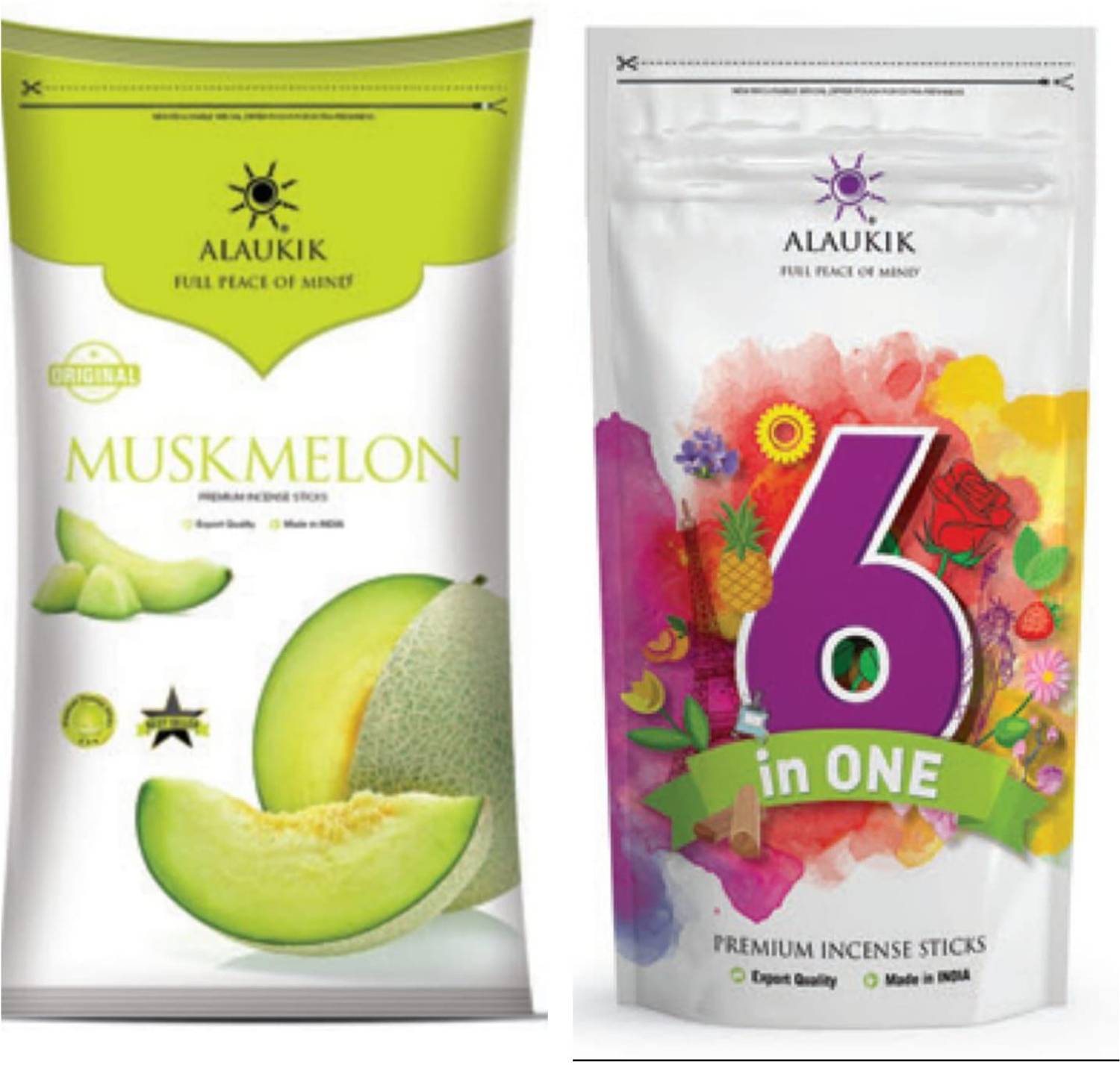 ALAUKIK Muskmelon & 6in1 Fruity Fragrance
