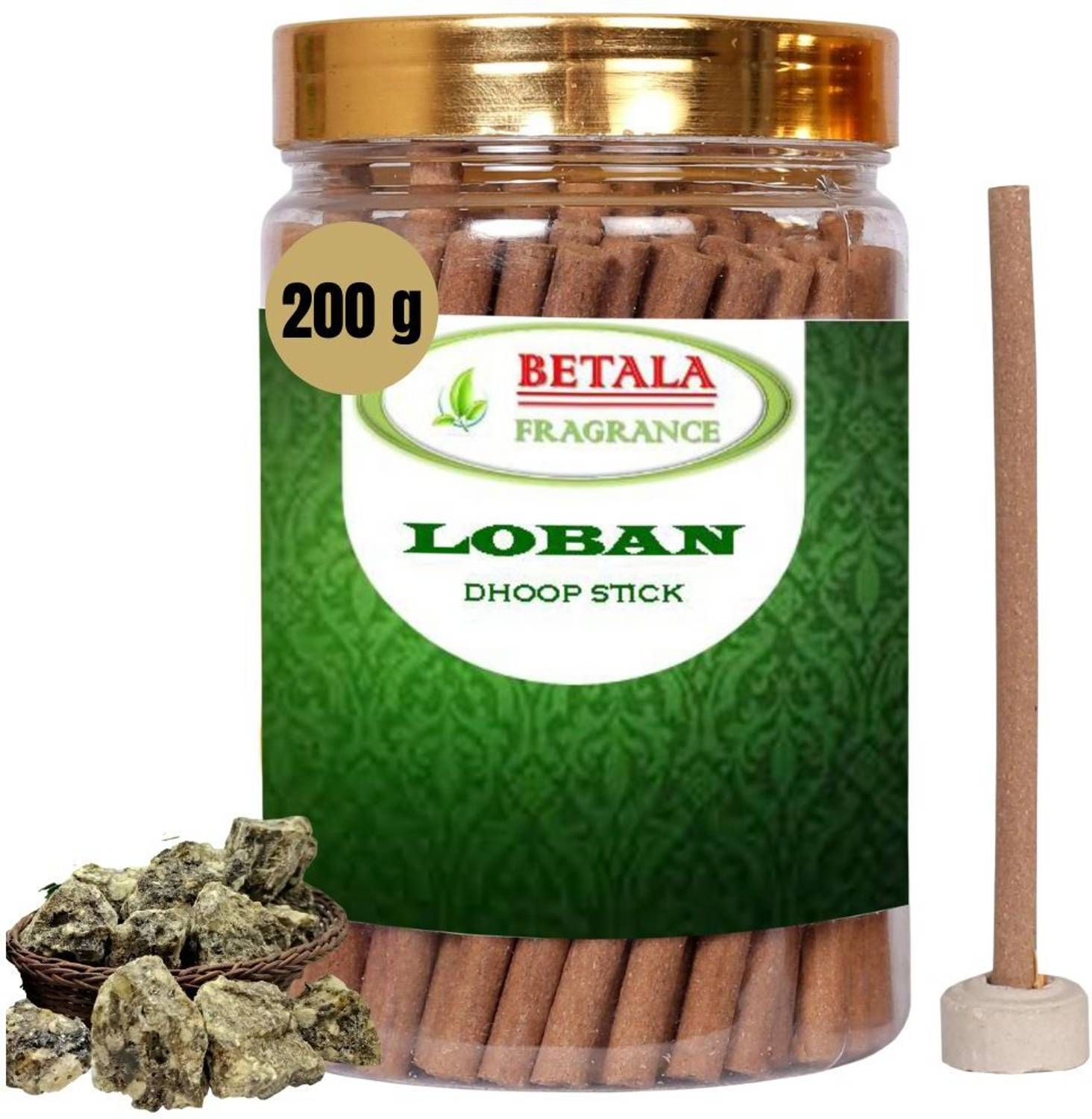 BETALA FRAGRANCE Loban Fragrance Dhoop Sticks, 200 Gm Dhup Bati with Stand Loban(Myrrh)