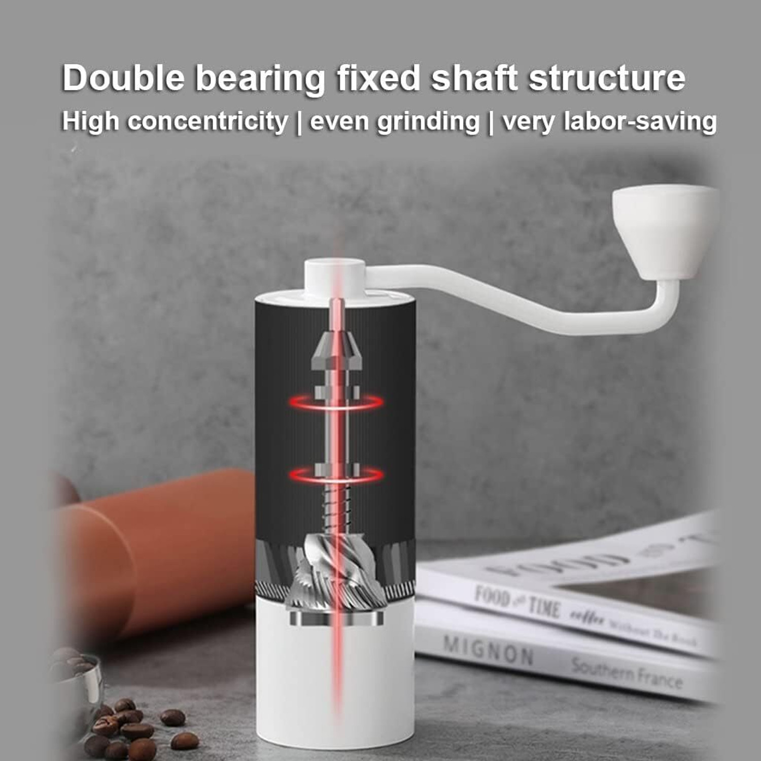 Image of AASHONEE Manual Coffee Grinder 2 Cups Coffee Maker