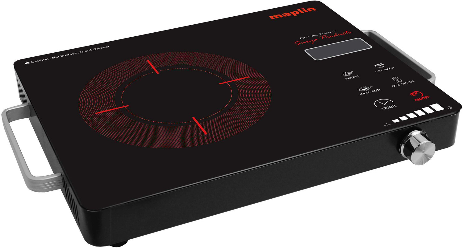 Image of Maplin 2000 W Radiant Cooktop Touch Panel