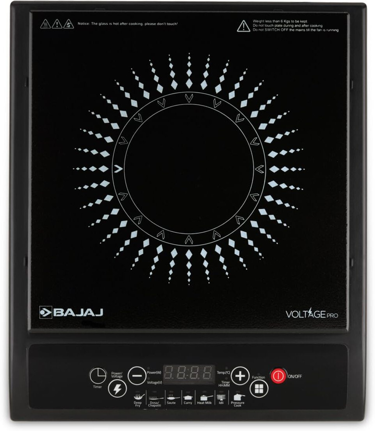 Image of BAJAJ 1200 W Induction Cooktop Push Button