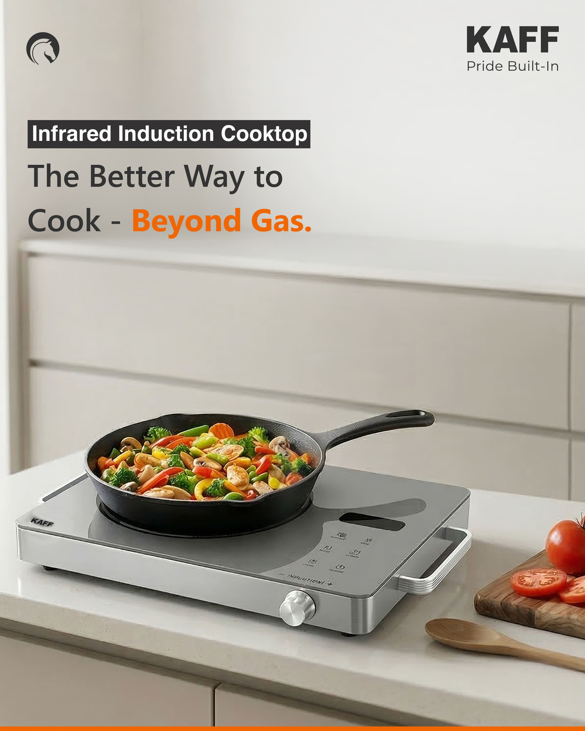 Image of Kaff 2200 W Induction Cooktop Touch Panel